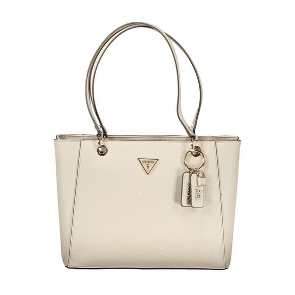 Guess Jeans Beige Poliuretano Women Women's Handbag
